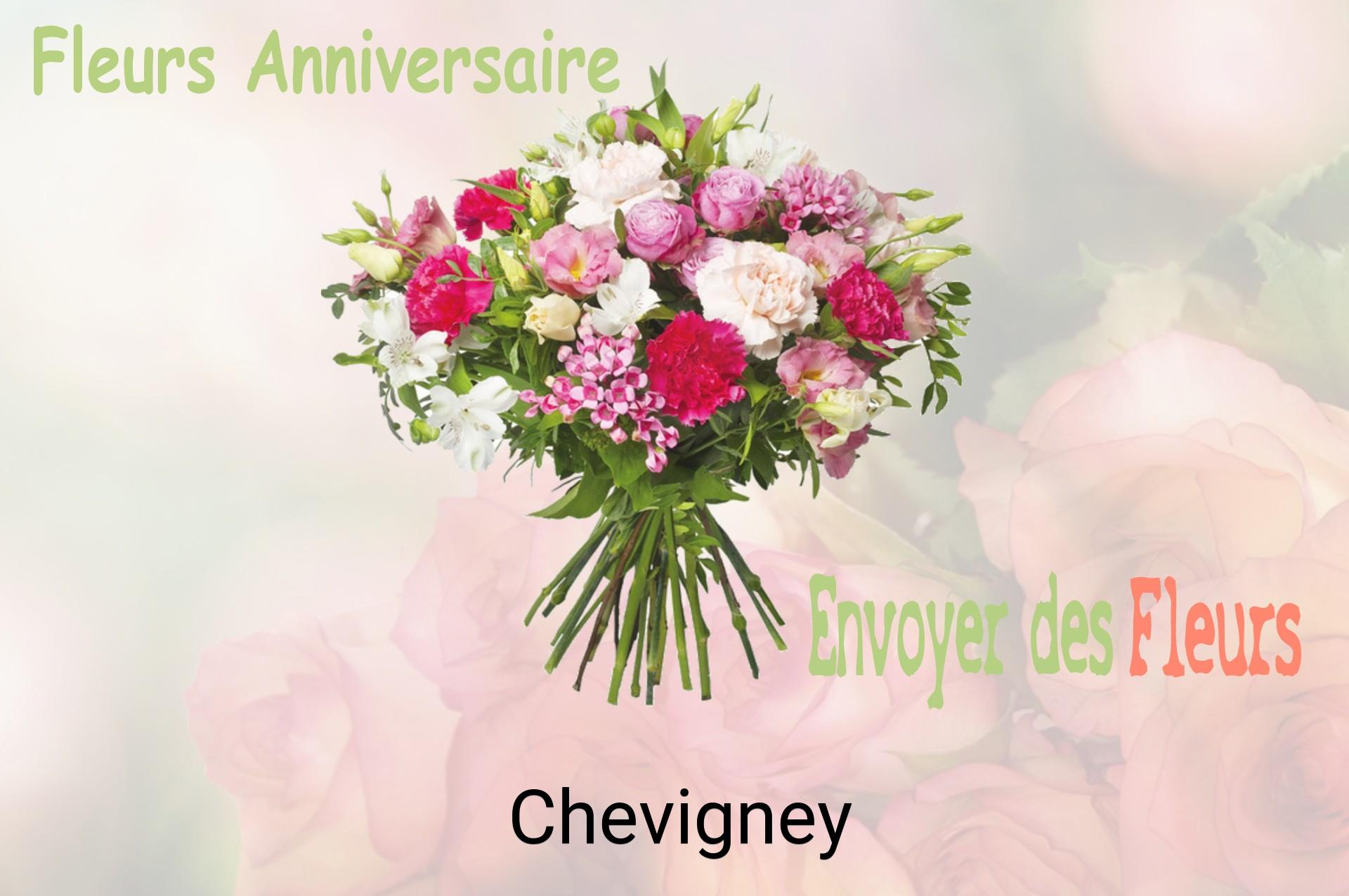 Bouquet de fleurs d’anniversaire livré à Chevigney