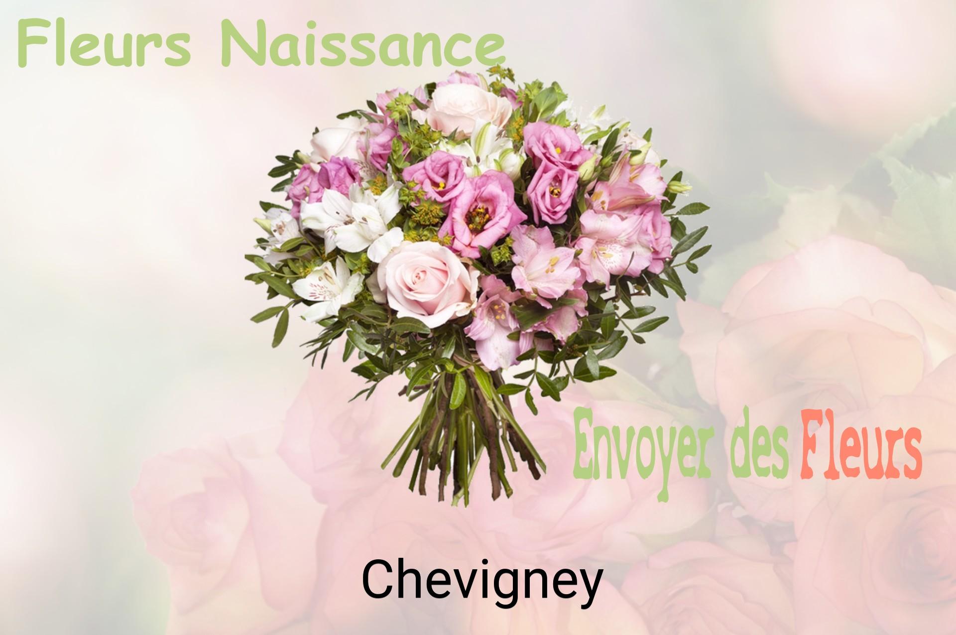 Bouquet de fleurs de naissance livré à Chevigney